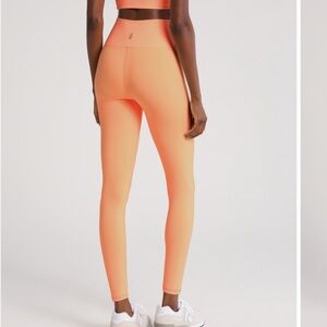 FREE PEOPLE MOVEMENT Bright Orange High-Waisted Leggings size S